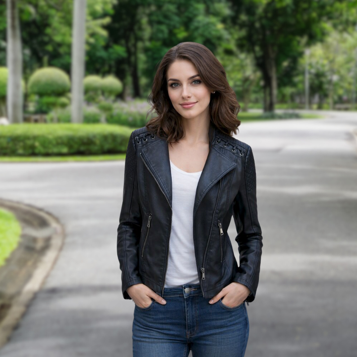 JESSIE | Jacka i motorcykelstil