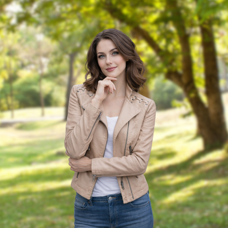 JESSIE | Jacka i motorcykelstil