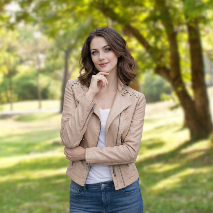 JESSIE | Jacka i motorcykelstil