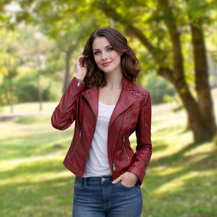 JESSIE | Jacka i motorcykelstil