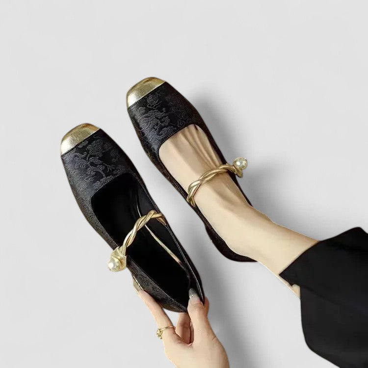 Ninna-Stockholm Bekväma Mary Jane-skor